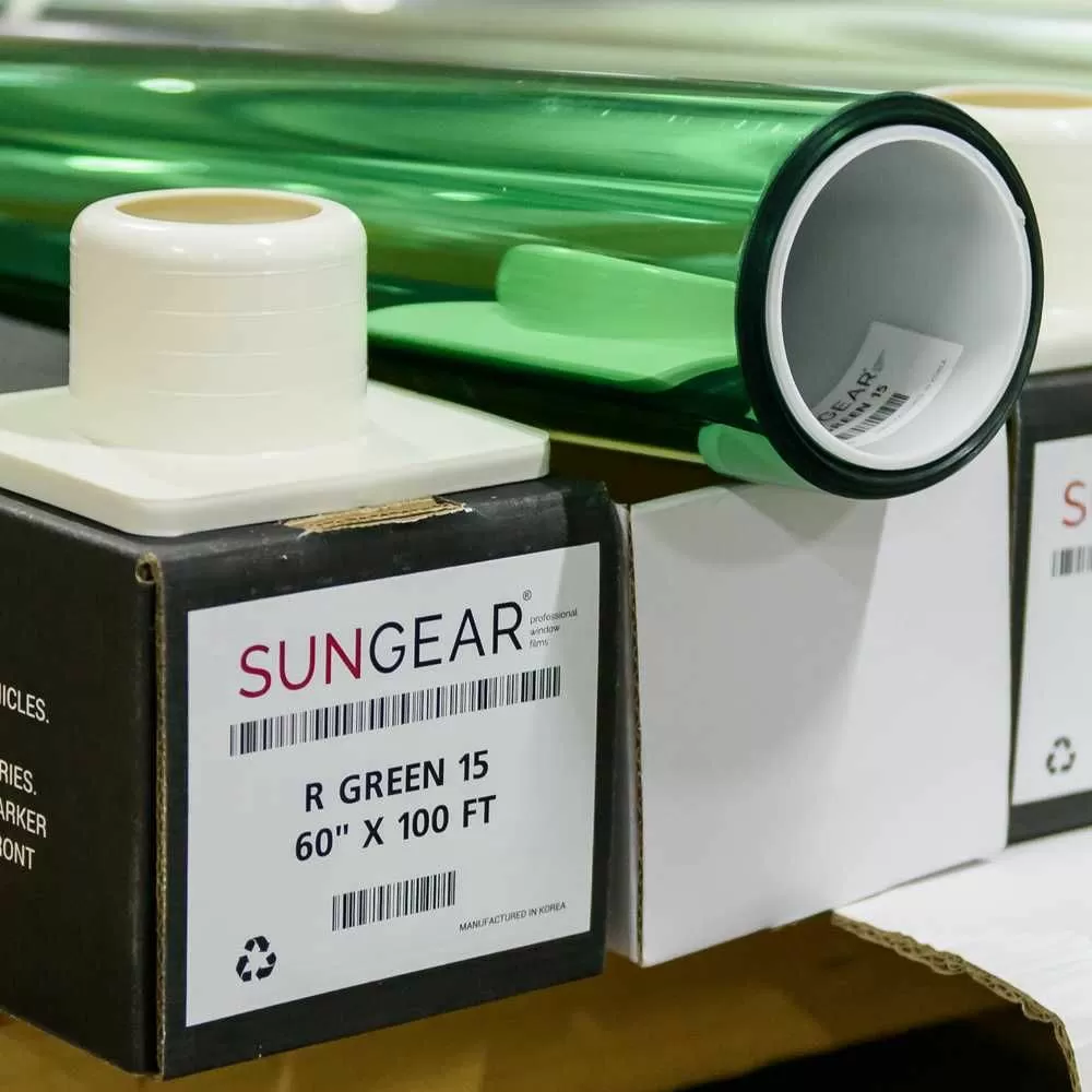 Зеркальная тонировочная пленка SUNGEAR R GREEN 15 купить - ISTEK group