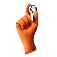 Ультрапрочные нитриловые перчатки с текстурой Natrix,оранжевый, размер L (50 шт), JSN50NATRIXOR09/L
