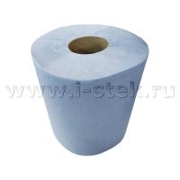 Салфетки бумажные двухслойные очищающие, 22х35 см., синий JETAPRO, 500шт, 5850236