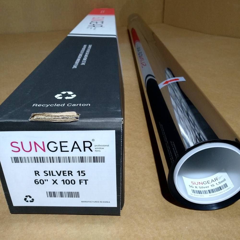 Зеркальная тонировочная пленка SUNGEAR R SILVER 15 купить - ISTEK group