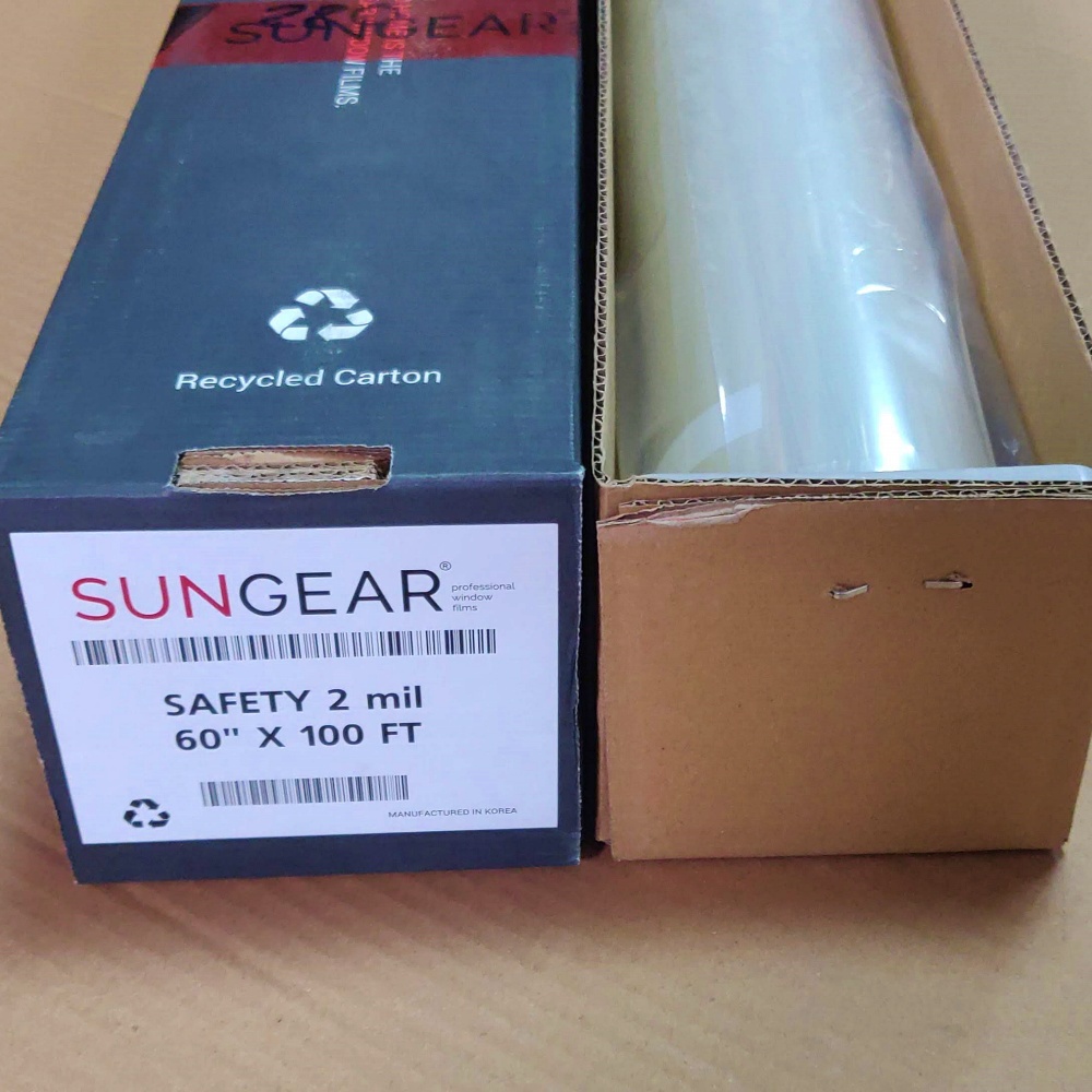 Ударопрочная защитная пленка SUNGEAR SAFETY 2 mil купить - ISTEK group